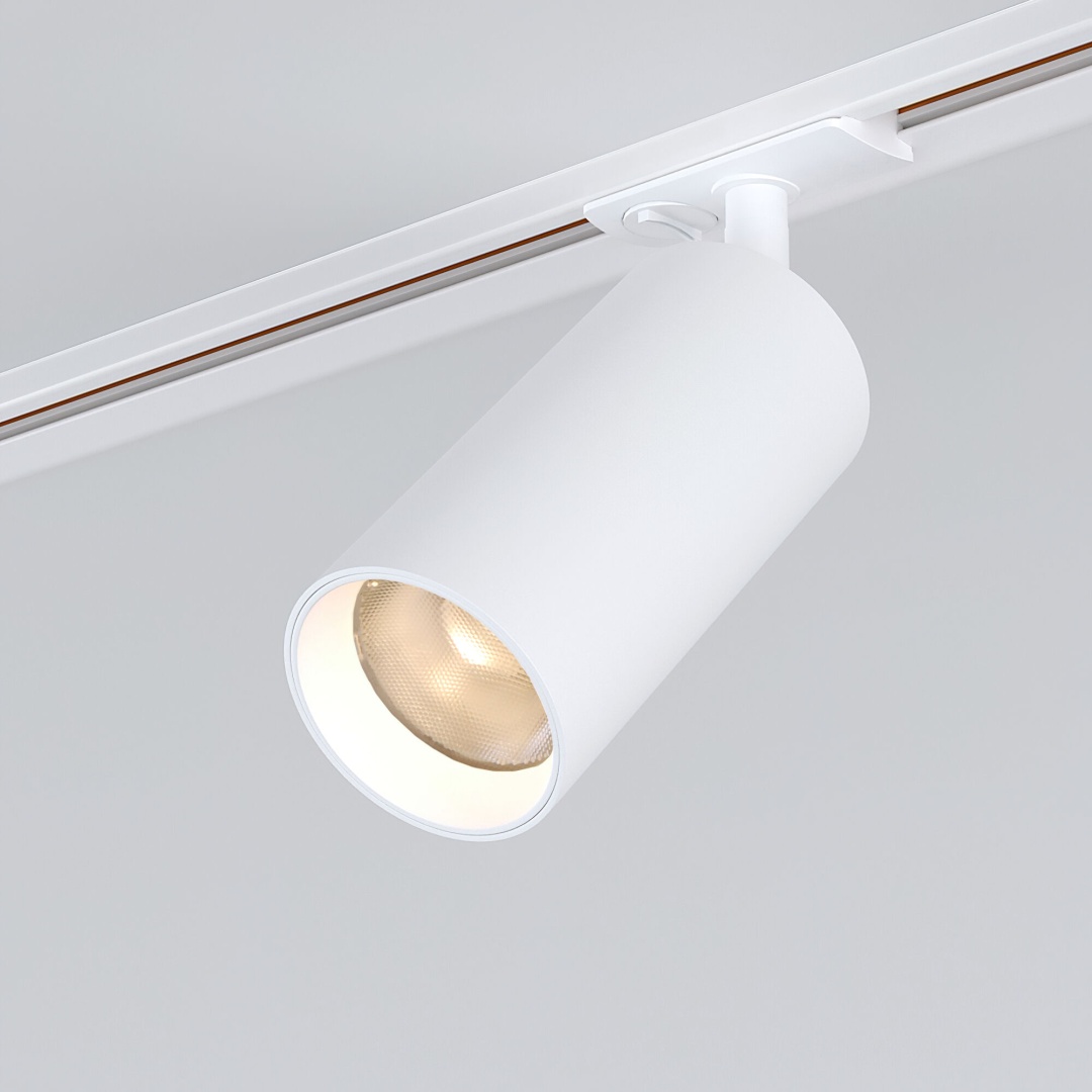Трековый светодиодный светильник для однофазного шинопровода Diffe белый 15 Вт 4200 K 85166/01 в строительном магазине