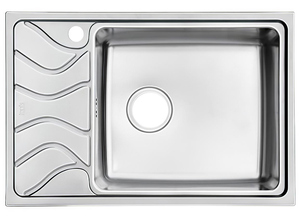 Кухонная мойка IDDIS Reeva (REE71SRi77) из нержавеющей стали в строительном магазине