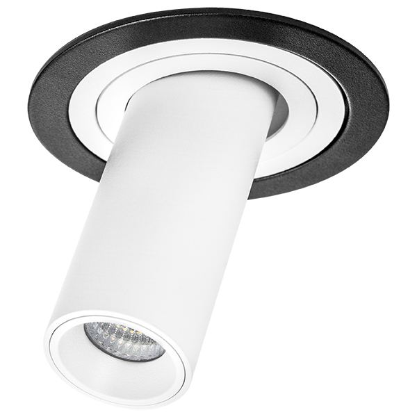 i617264 Светильник INTERO TUBO LED 10W 500LM 60G ЧЕРНЫЙ/БЕЛЫЙ 4000K (217617+217264) в строительном магазине