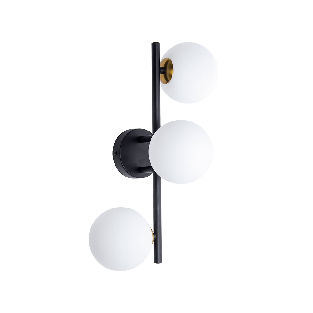 Настенно-потолочный светильник Arte Lamp GEMINI A2243PL-3BK в строительном магазине