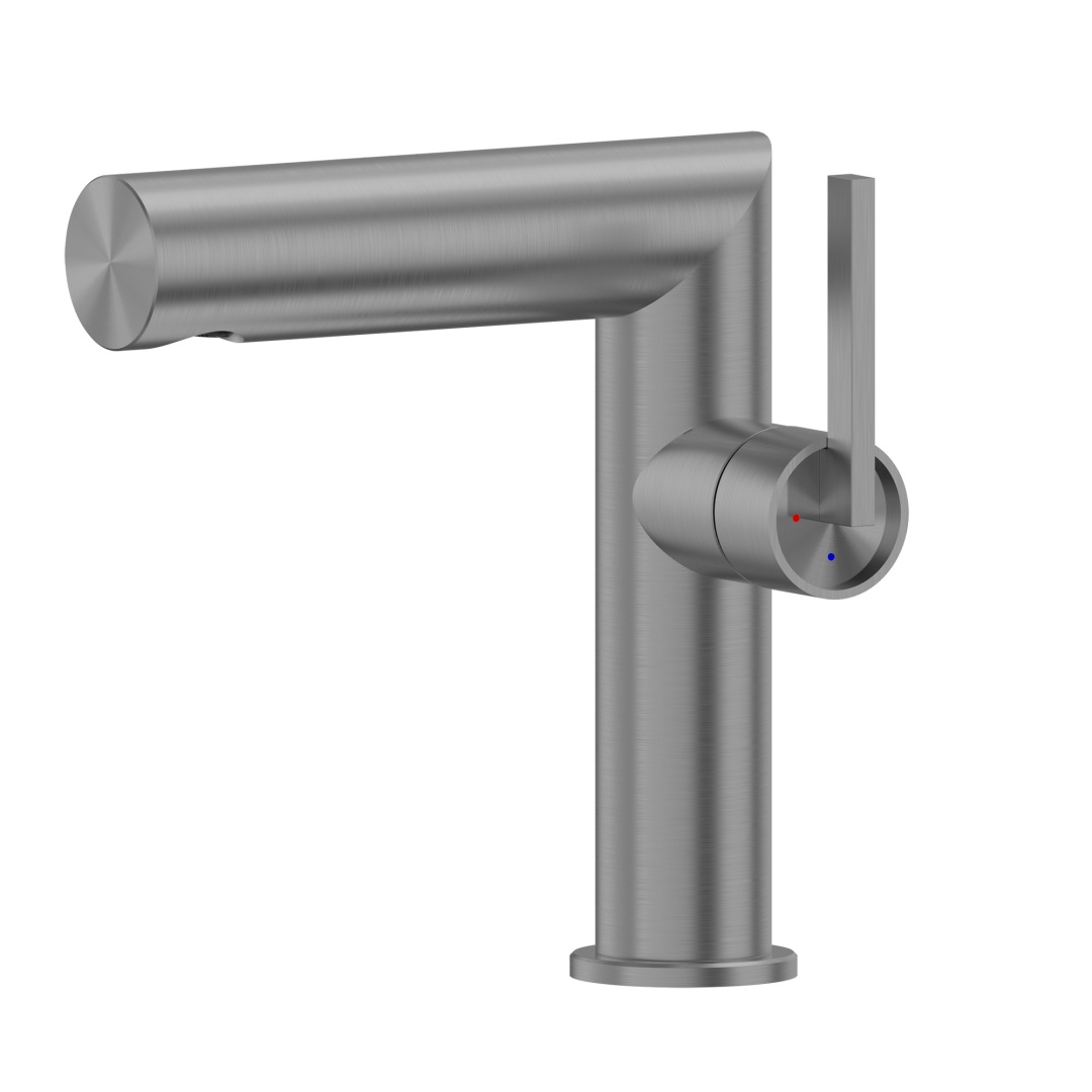 Смеситель ABBER Perfekte 316 AF8A10BGG для раковины, оружейная сталь брашированная в строительном магазине