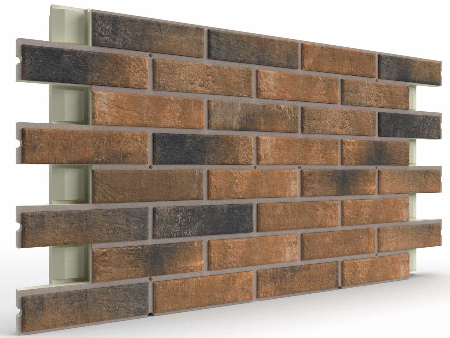 Термопанель ППУ BestPoint Loft Brick Cardamon 102,8 x 61,6