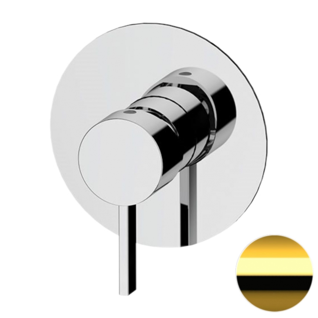 Смеситель для душа Remer Metrica MC30LDO, золото глянцевое в строительном магазине