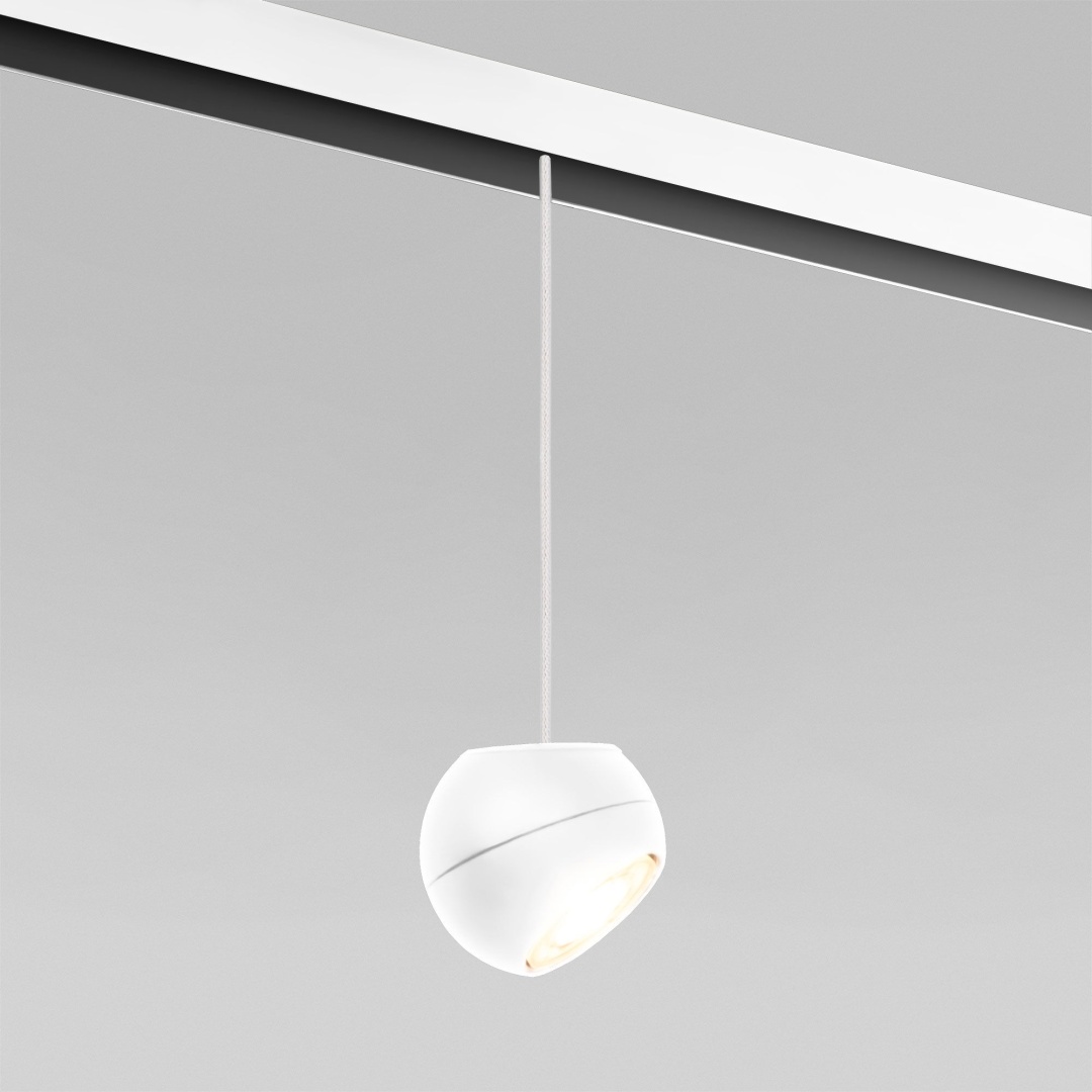 Трековый светильник 12 Вт 4200K Lars белый Slim Magnetic 85033/01 в строительном магазине