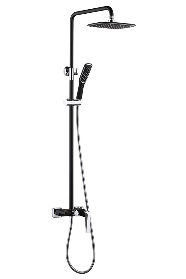 Душевая система Boheme VENTURO черный-хром 378-B в строительном магазине