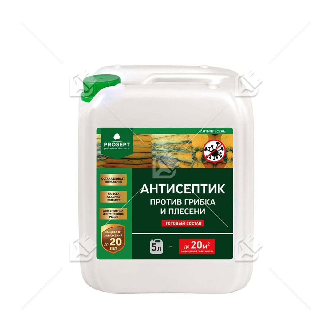 Антисептик защитный универсал Prosept Антиплесень 5 л.