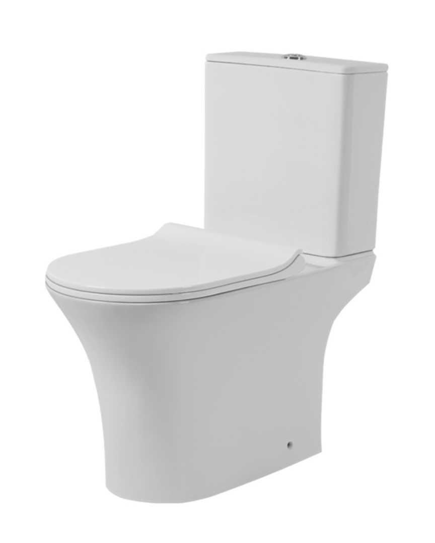 Унитаз напольный Orange C01-000W безободковый, сиденье с микролифтом в строительном магазине