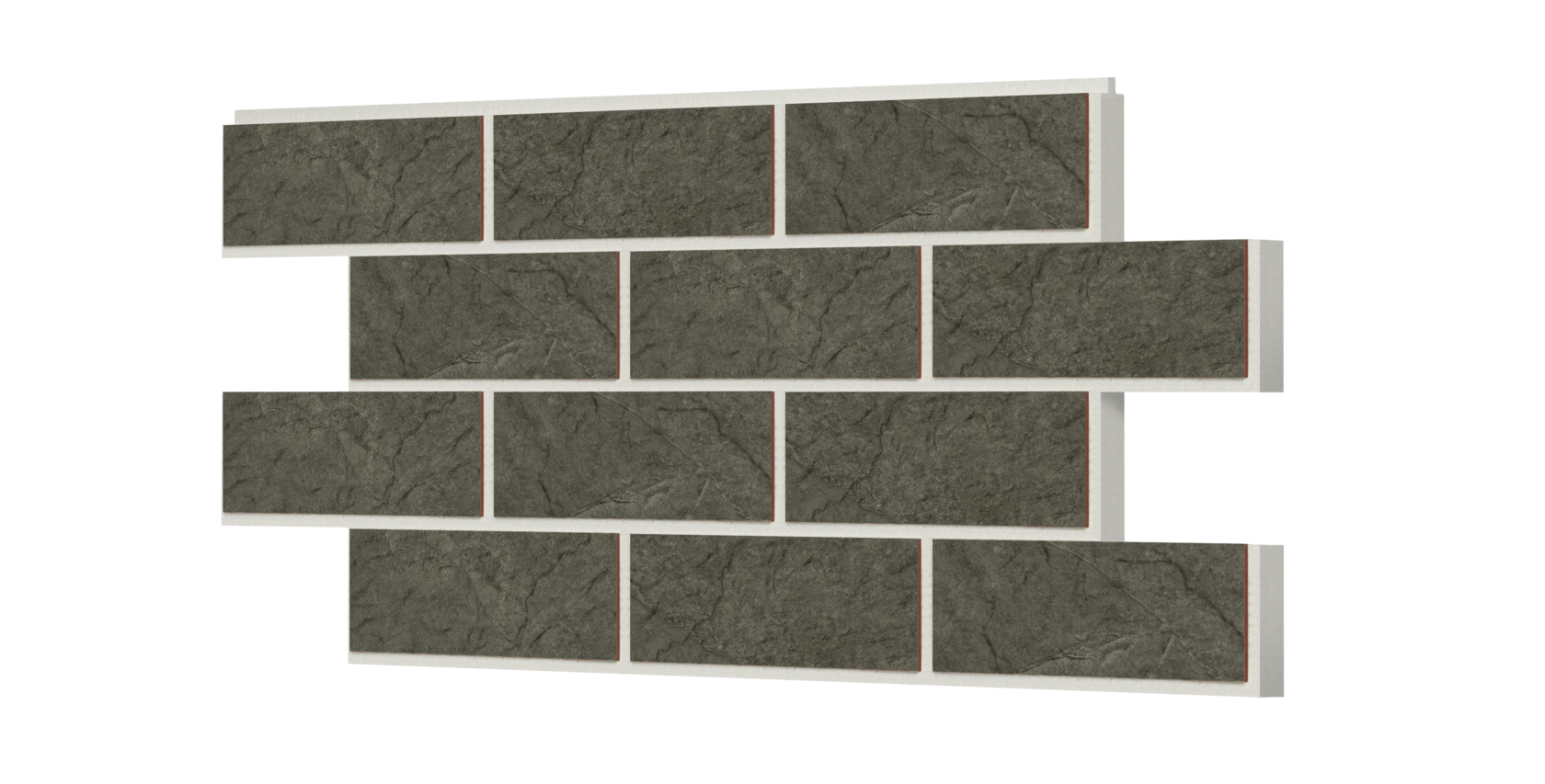 Цокольная термопанель ППС CERRAD Torstone Grafit 93,9 х 63,6