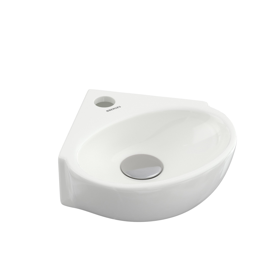 Раковина BERGES Small, 30 см, угловая 182011 в строительном магазине