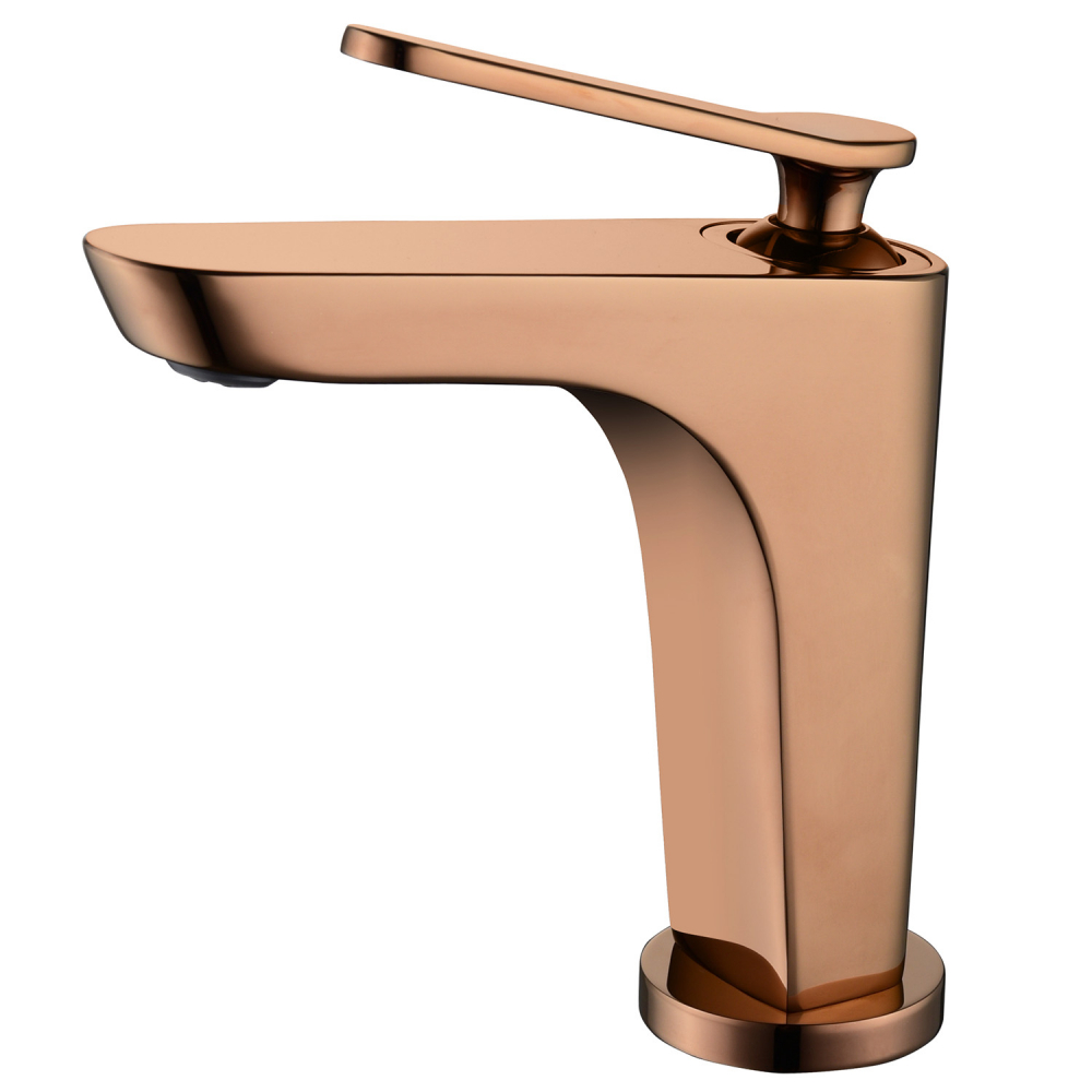 Смеситель ABBER Zeitlos AF8909MRG для раковины, розовое золото матовое в строительном магазине