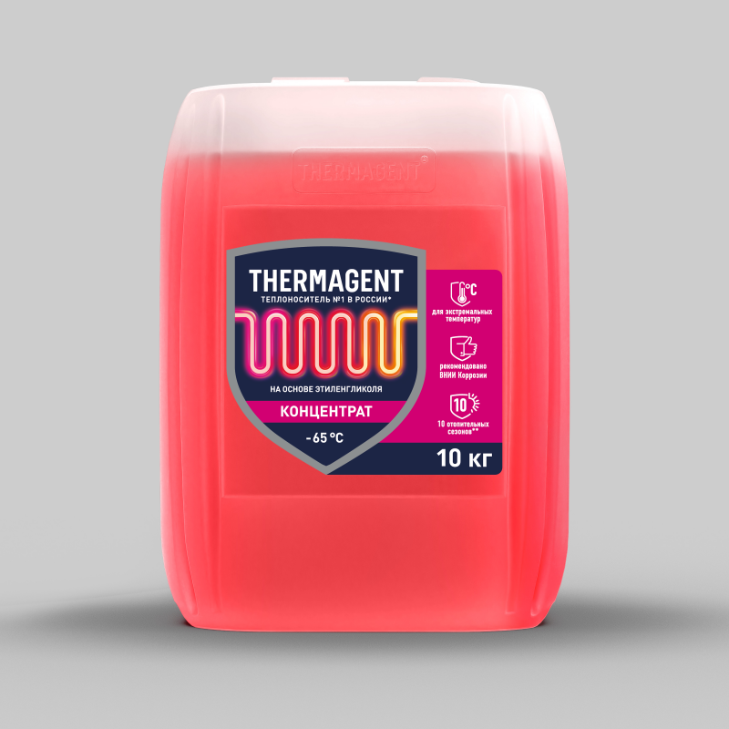 Теплоноситель для электрокотлов THERMAGENT ЭKO - 65°С 10 кг в строительном магазине