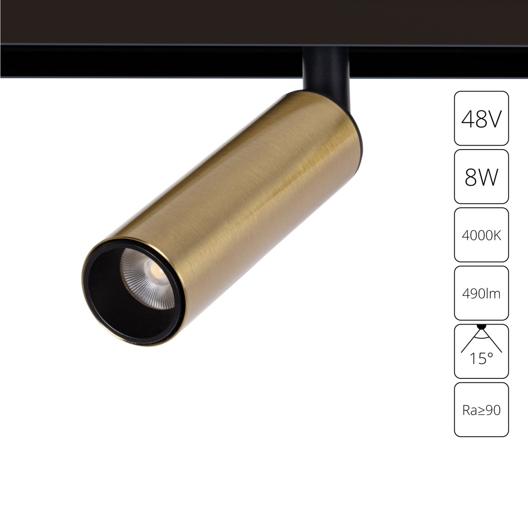 Магнитный трековый светильник Arte Lamp LINEA A4660PL-1AB в строительном магазине