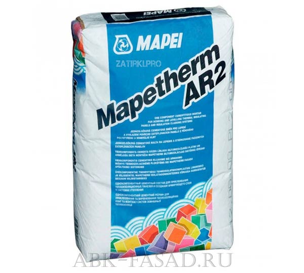 Клей для монтажа утеплителей Mapei MAPETHERM AR2