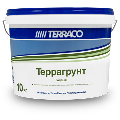 Грунт Террагрунт Terraco (Террако) белый 10кг