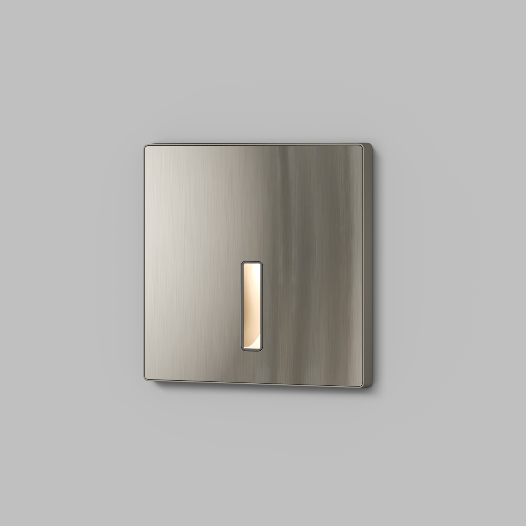 DK1030-NI Светильник встраиваемый в стену, IP 20, LED 3000K, 3 Вт, никель, алюминий в строительном магазине