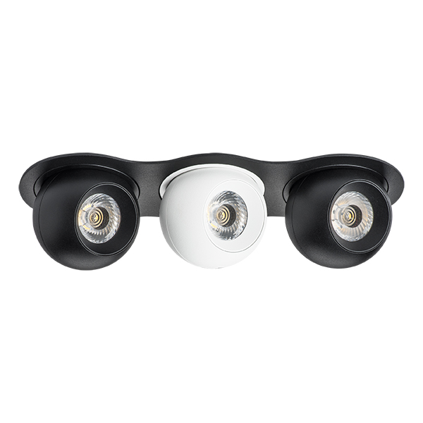 i637746474 Светильник INTERO LED 9W*3 850LM*3 24G ЧЕРНЫЙ 4000K (217637+217074+217064+217074) в строительном магазине