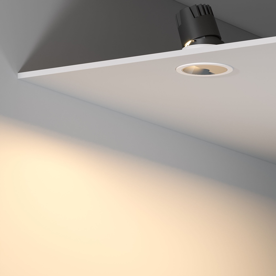 Точечный светодиодный светильник 10W 3000K белый/хром 25090/LED в строительном магазине