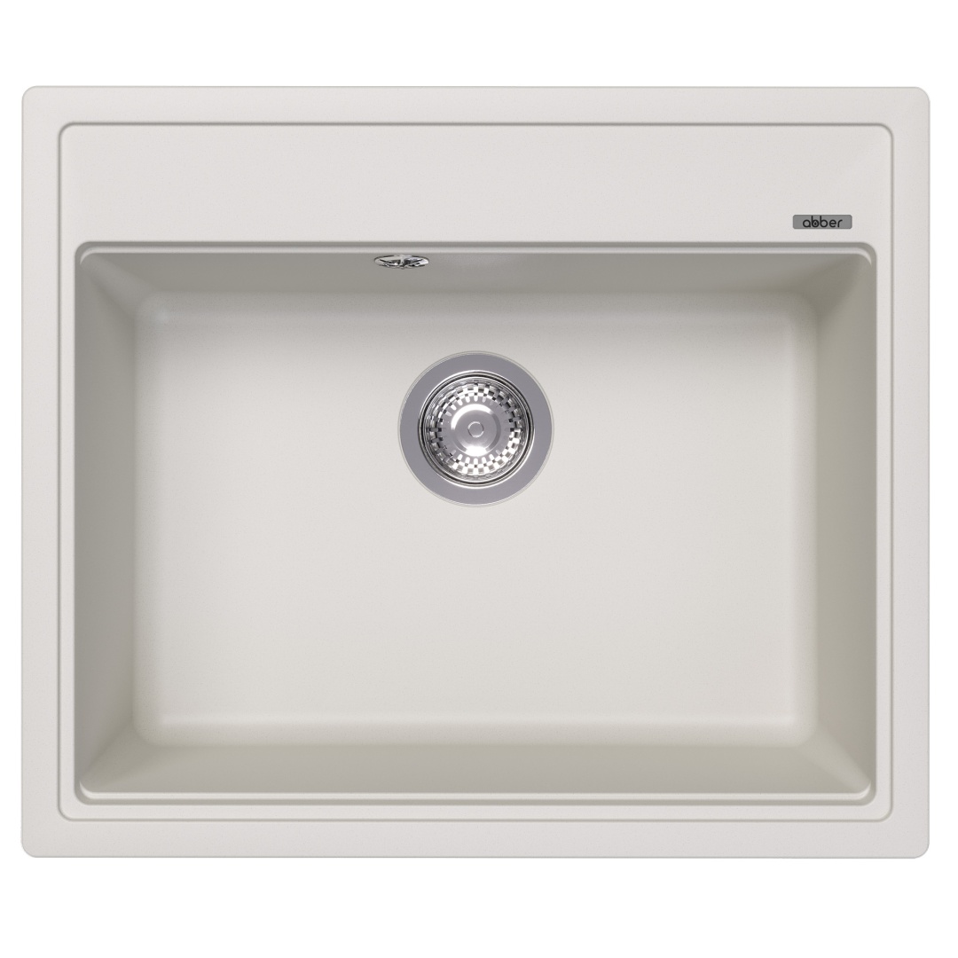 Кухонная мойка ABBER Quarz AQ2902W белый в строительном магазине
