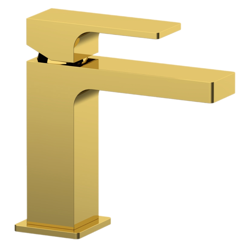 Смеситель для раковины Remer Absolute AU12DO, золото глянцевое в строительном магазине