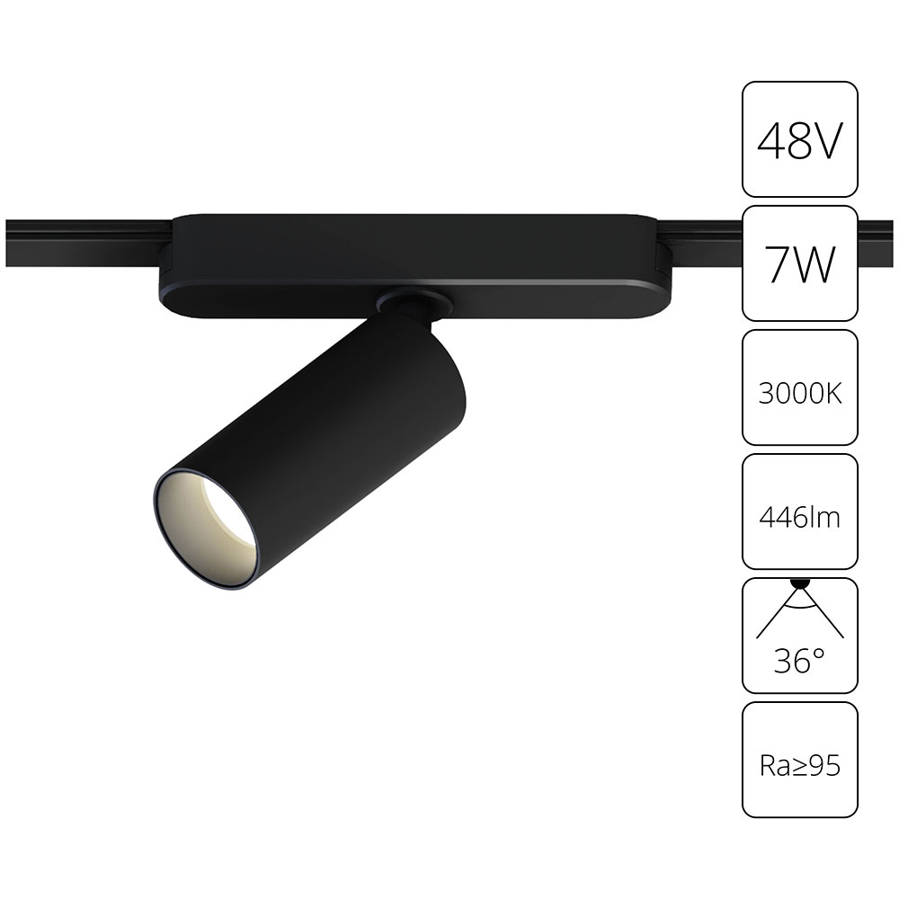 Магнитный трековый светильник Arte Lamp RAPID A1156PL-1BK в строительном магазине