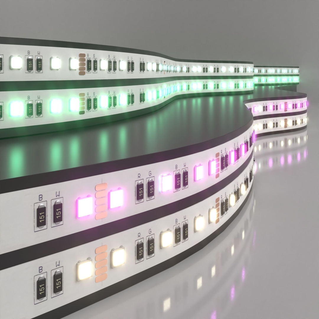 Светодиодная лента 24 В 24 Вт/м 60 Led/м 5050 IP20, MIX RGB/дневной белый 4200K, 5 м Лента светодиодная 24V 24W 60Led 5050 IP20 MIX RGB/дневной белый, 5м в строительном магазине