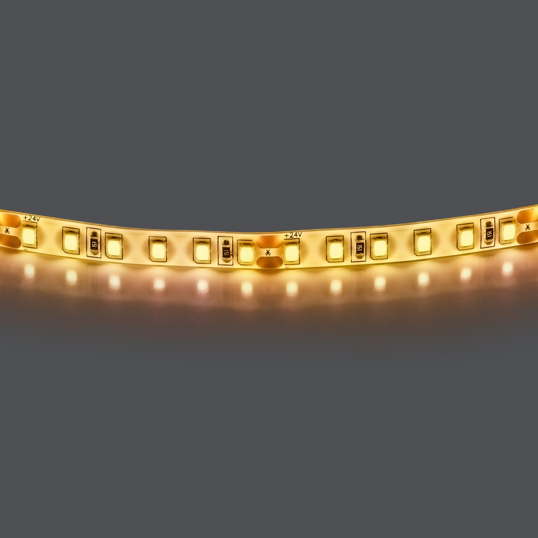 420853 Лента LIGHTSTAR LED 24V 12W 120leds/M 1500LM/M 3000K IP65 1 шт = 5м в строительном магазине