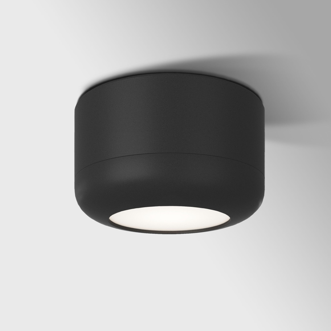 Светильник потолочный светодиодный 15W 4000K чёрный 25046/LED в строительном магазине