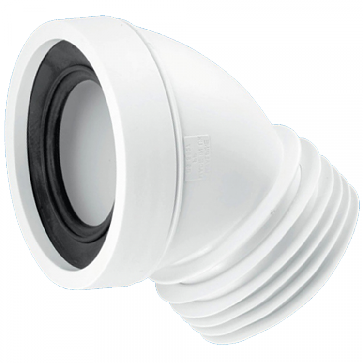 Фановая труба McAlpine (L160мм) под углом 45° MRWC16 в строительном магазине