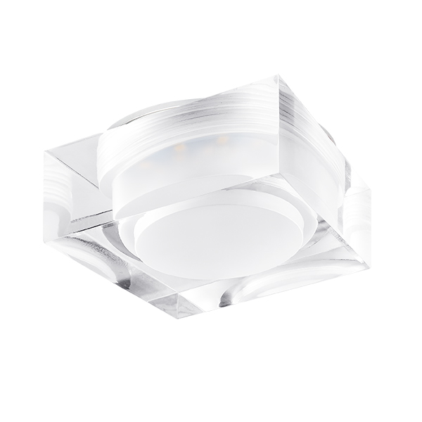 070242 Светильник ARTICO QUA LED 5W 400LM ХРОМ/ПРОЗРАЧНЫЙ/МАТОВЫЙ 3000K в строительном магазине