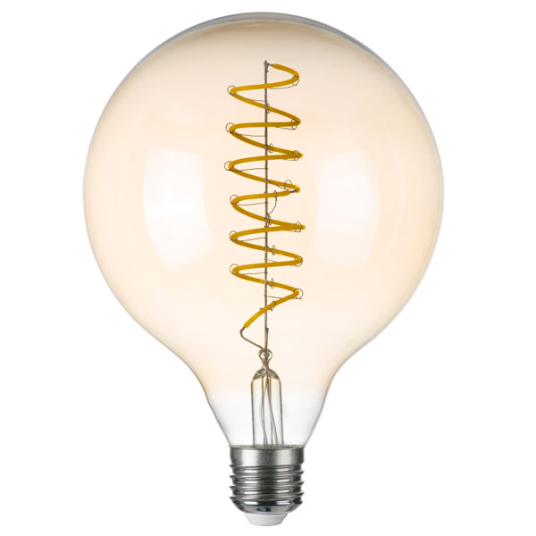 933304 Лампа LED FILAMENT 220V G125 E27 8W=80W 700LM 360G CL/AM 4000K 30000H в строительном магазине
