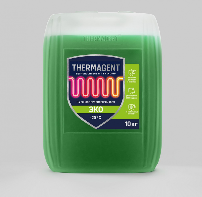 Теплоноситель для электрокотлов THERMAGENT ЭKO -20°С 10 кг в строительном магазине