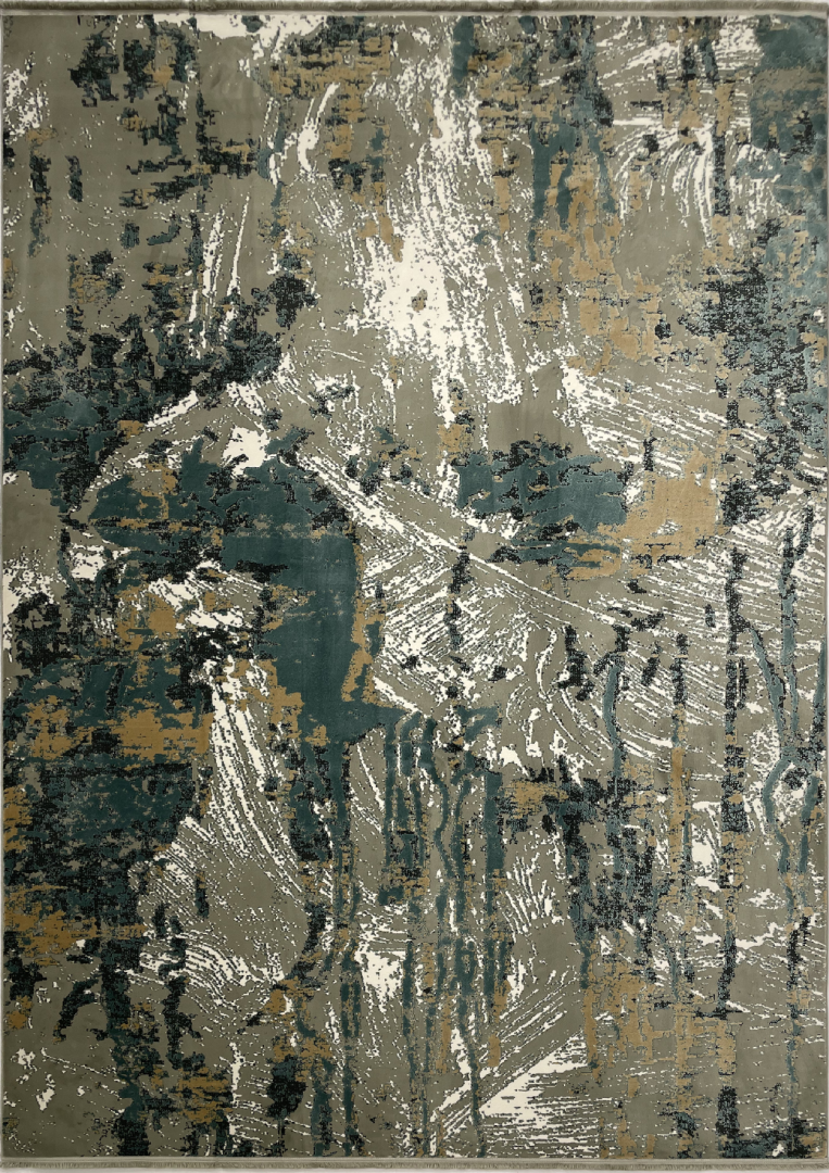 Ковер TEHRAN 2536 SILVER GRAY/MAVY BLUE в строительном магазине