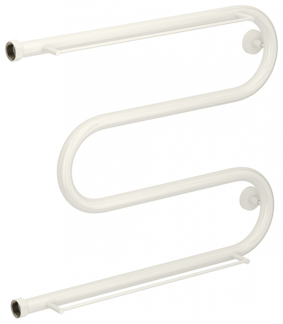 Полотенцесушитель водяной , ВПС “М-обр.“ 2П 500х650 Н. Г. 1“ (Белый) в строительном магазине