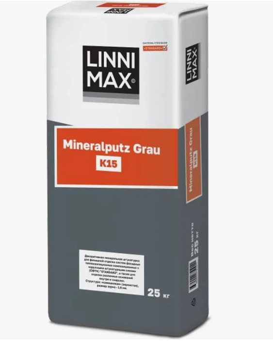 LINNIMAX Mineralputz Master Weiss К15Белый