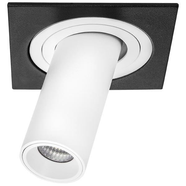 i517262 Светильник INTERO TUBO LED 10W 500LM 60G ЧЕРНЫЙ/БЕЛЫЙ 3000K (217517+217262) в строительном магазине