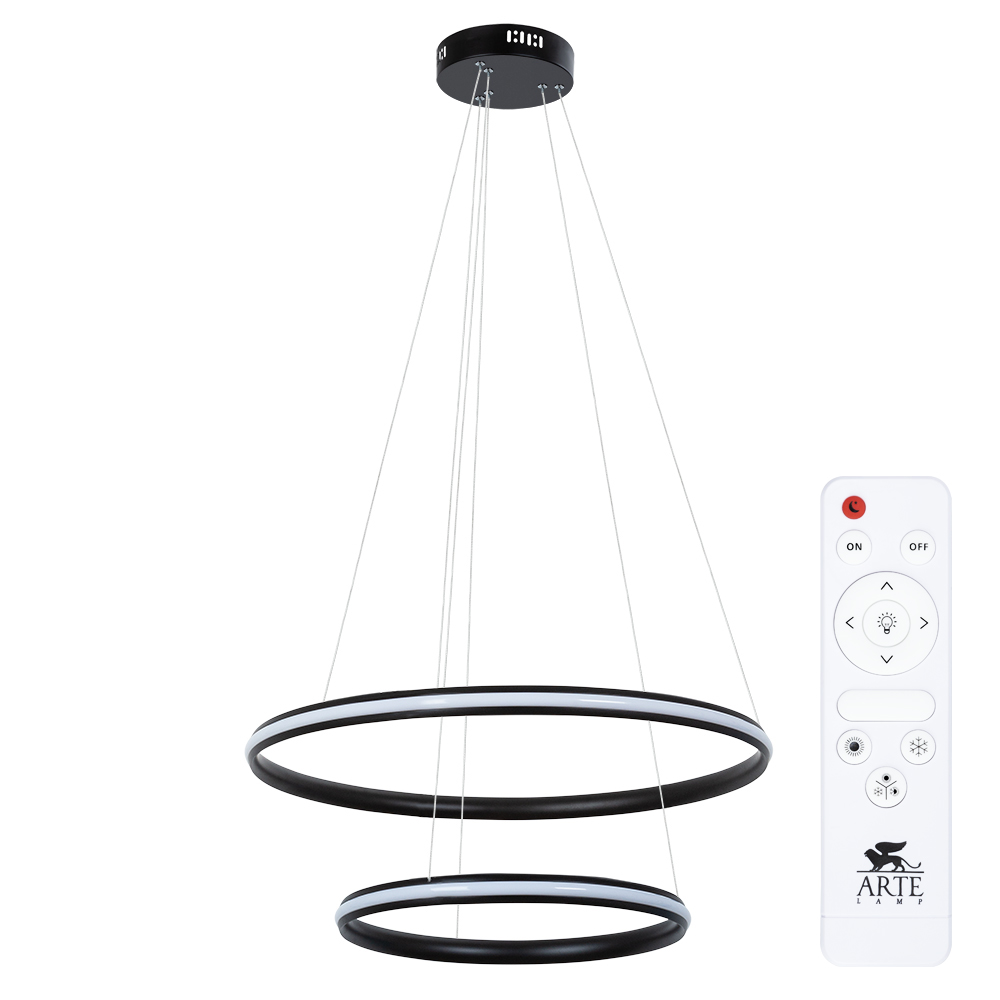 Подвесная люстра Arte Lamp MERIDIANA A2198SP-2BK в строительном магазине