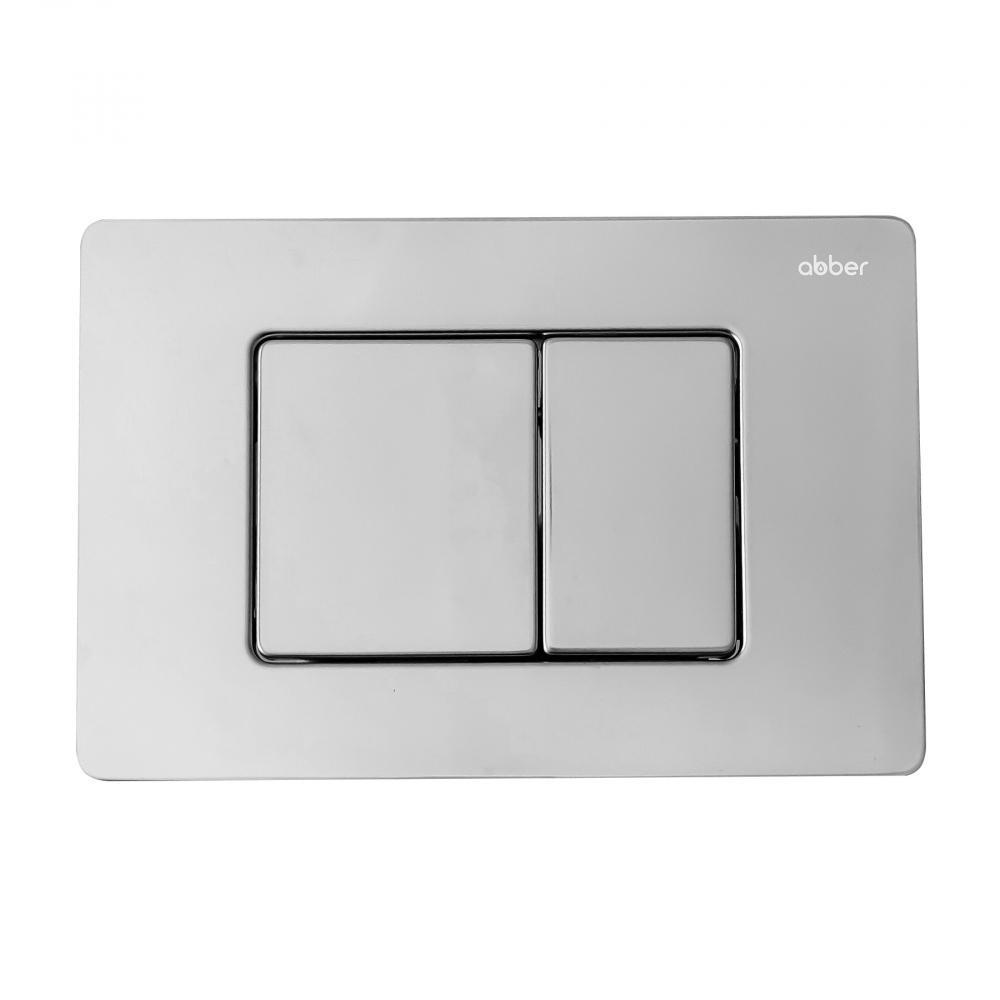 Кнопка смыва ABBER AC0120 хром глянцевый в строительном магазине