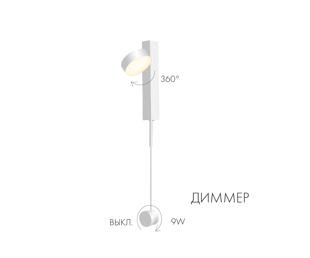 08422,01 Бра Винетта белый Led 9W в строительном магазине