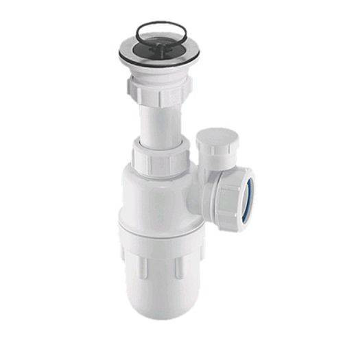 Сифон бутылочный с выпуском вент.клапаном McAlpine (1 1/2'x40мм) MRSK13V в строительном магазине