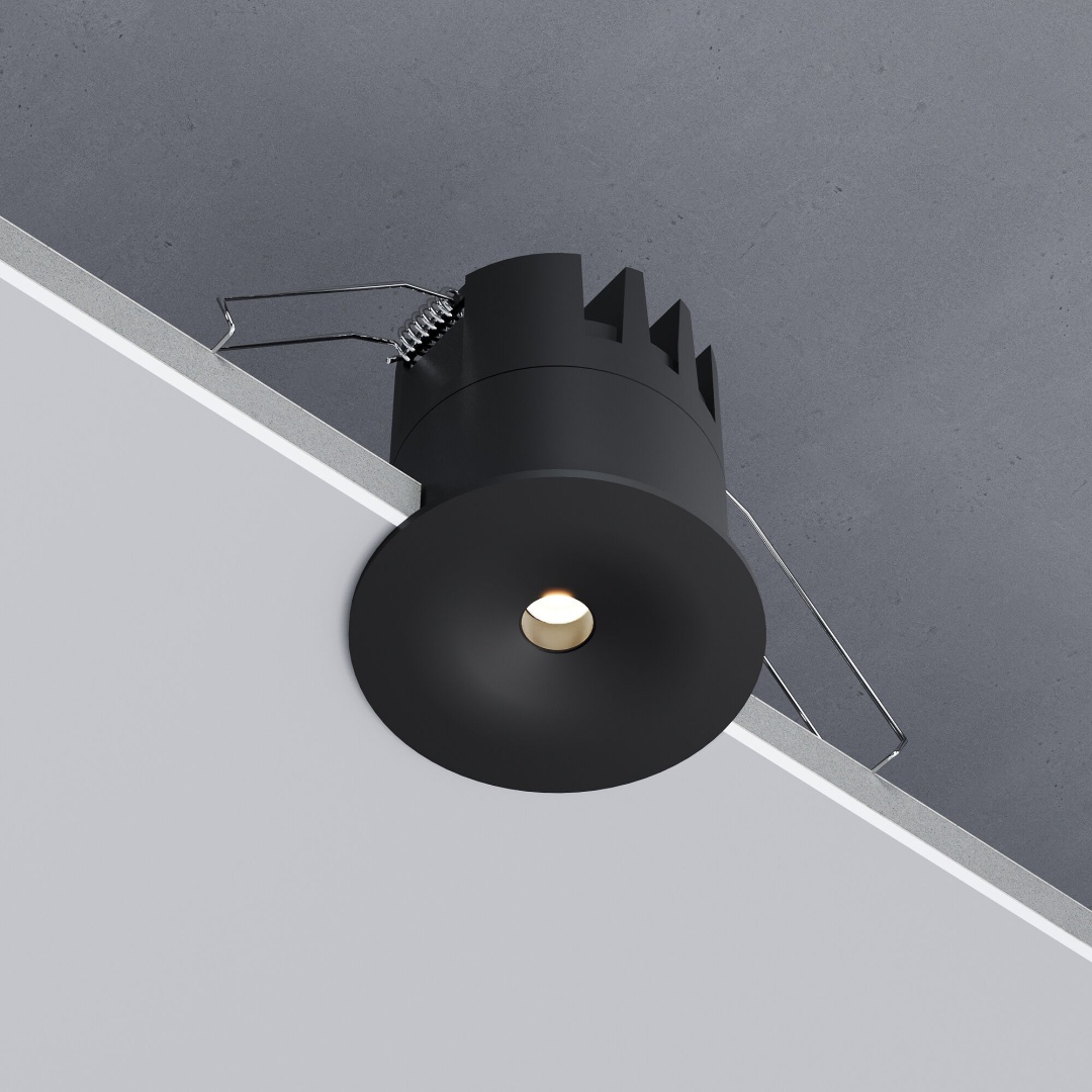 Светильник встраиваемый светодиодный Binnie 12W 3000K черный 15275/LED в строительном магазине