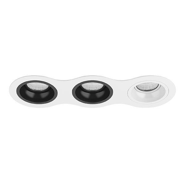 D636070706 Светильник DOMINO ROUND МR16 (214636+214607+214607+214606) в строительном магазине