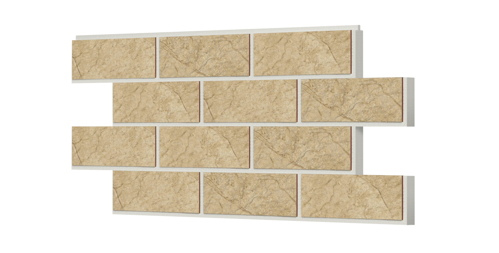 Цокольная термопанель ППС CERRAD Torstone Beige 93,9 х 63,6