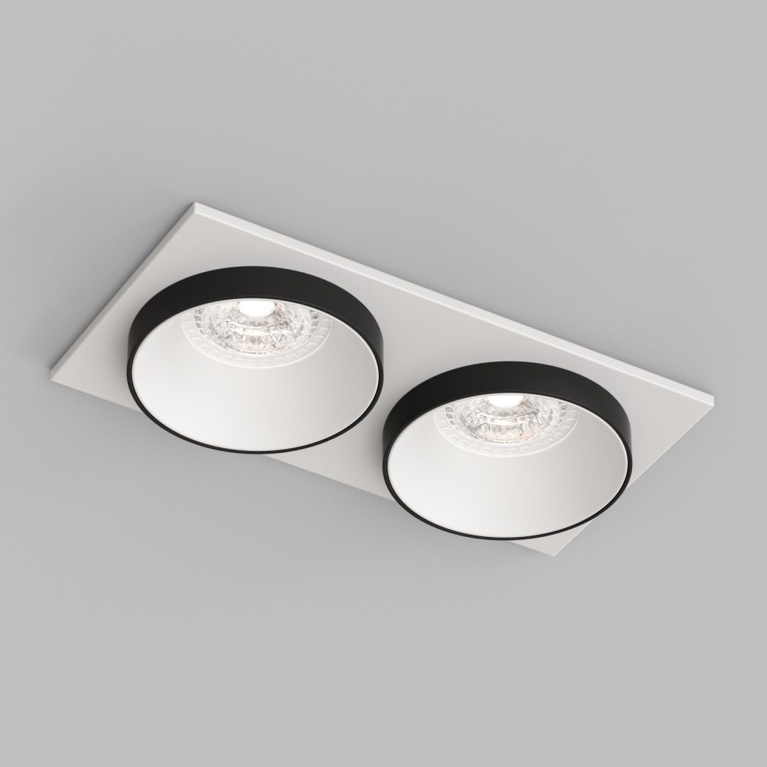 DK2422-BK Встраиваемый светильник, IP 20, 50 Вт, GU10, черный, алюминий в строительном магазине