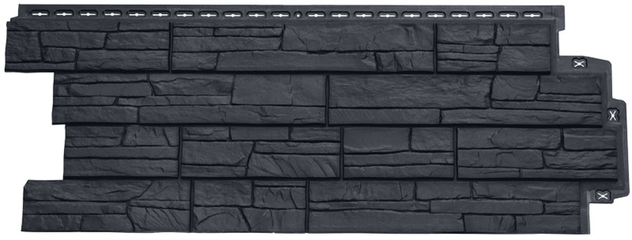 Фасадная панель Grand Line Classic Сланец графит