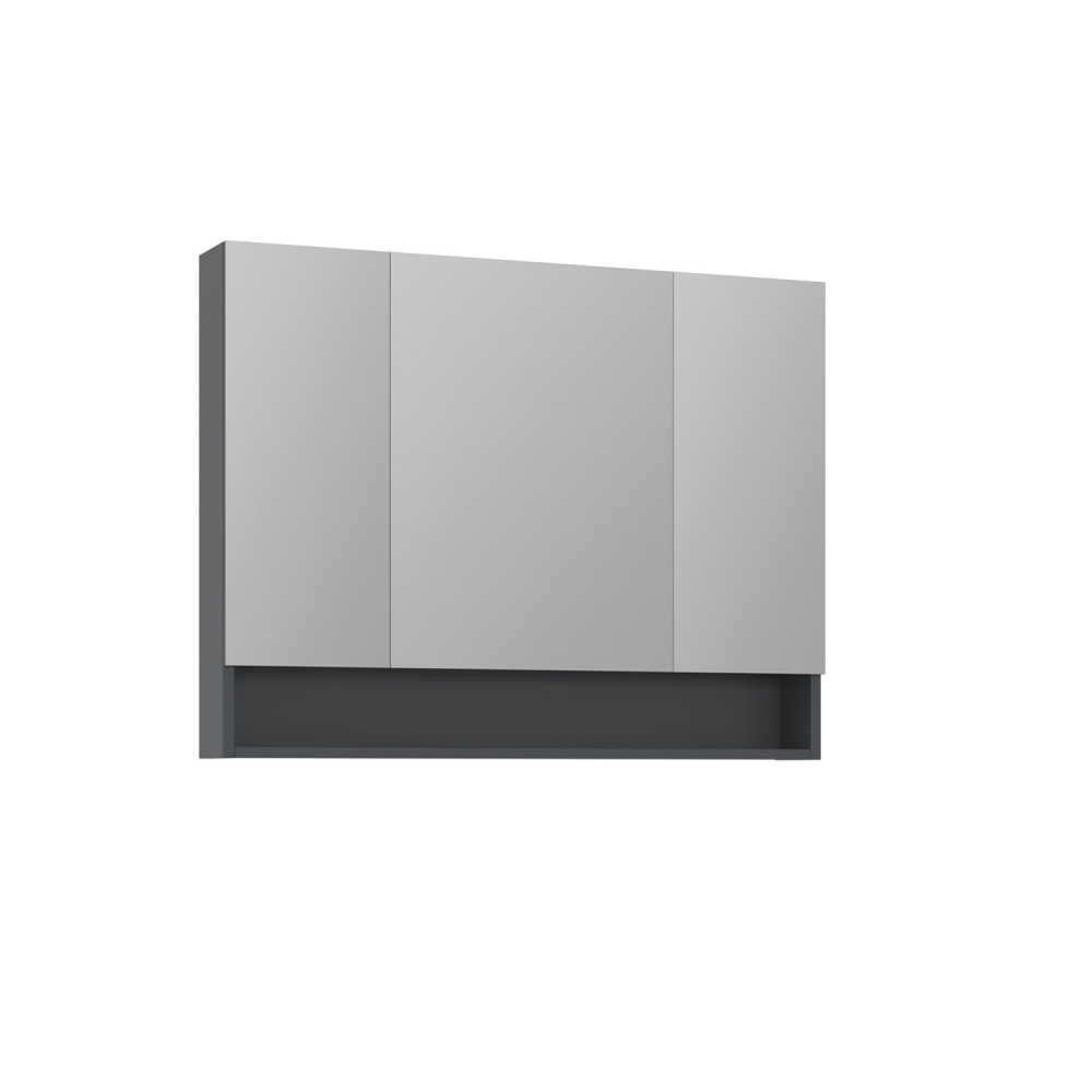 Зеркальный шкаф ORKA Malta 100 антрацит матовый в строительном магазине