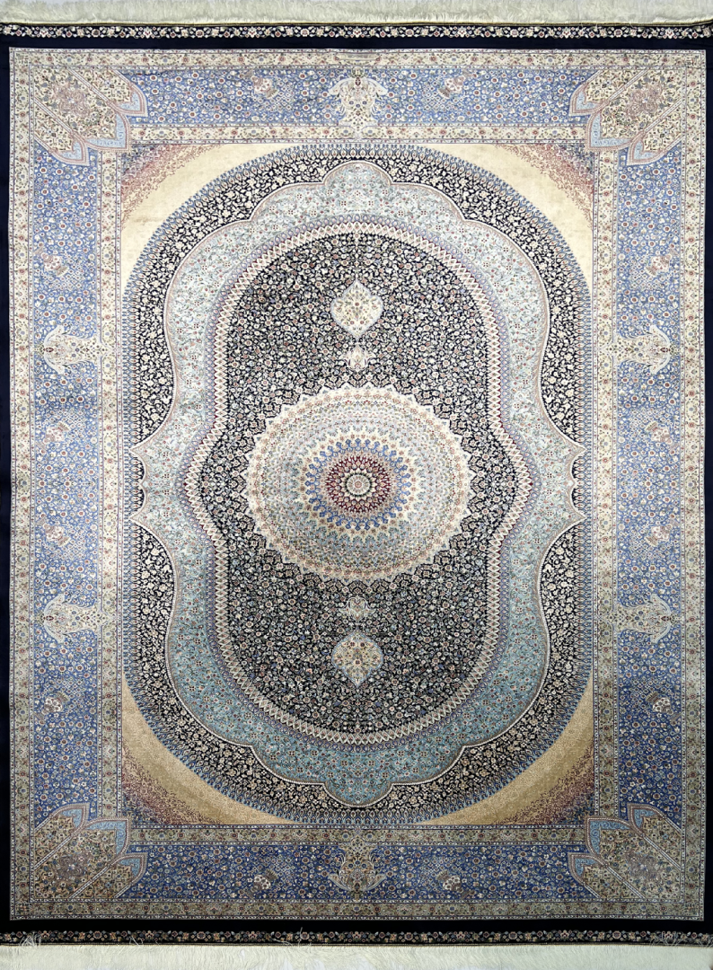 Авторский ковер 5555 DARK BLUE NAVY BLUE в строительном магазине