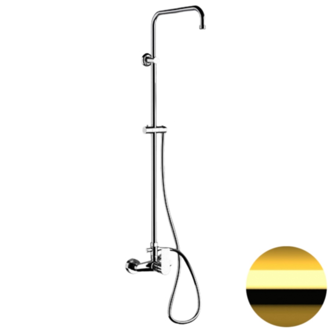 Душевая система Remer Energy EY37ASSDDO, золото глянцевое в строительном магазине