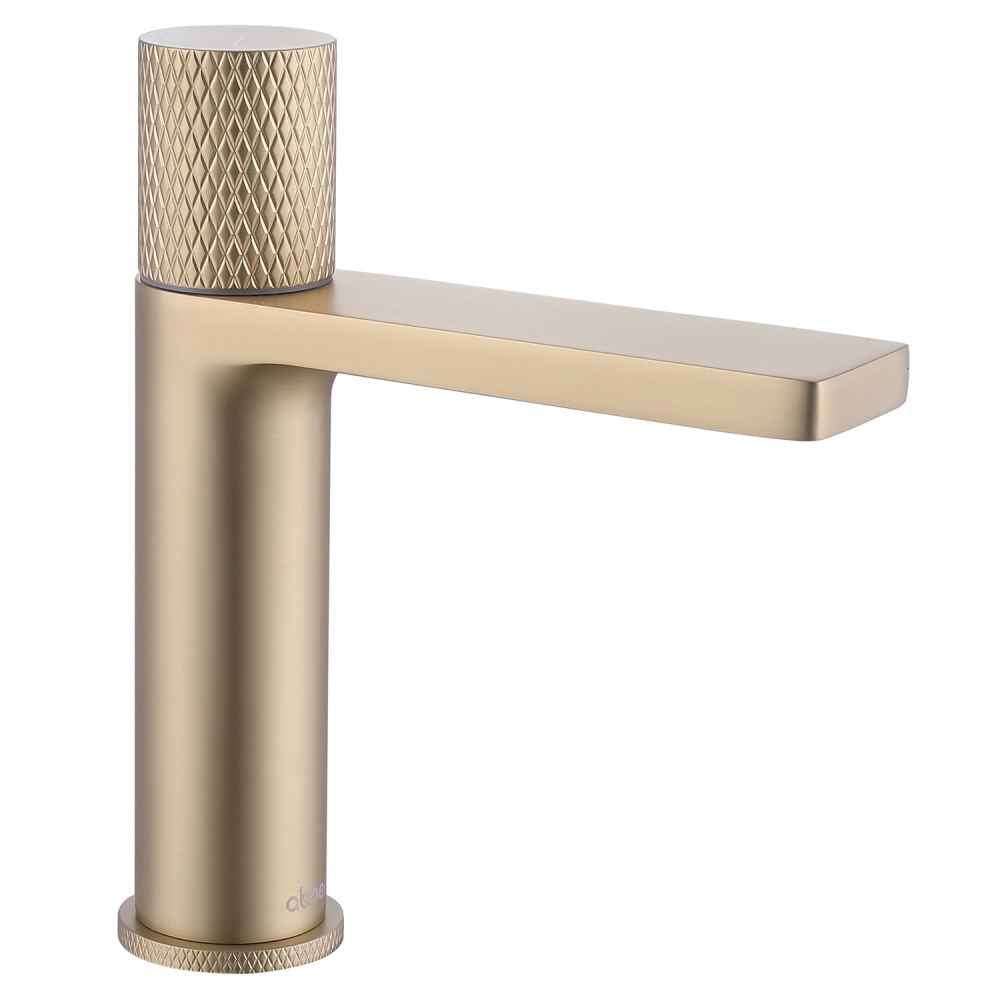 Смеситель ABBER Rund AF8710G для раковины, золото матовое в строительном магазине