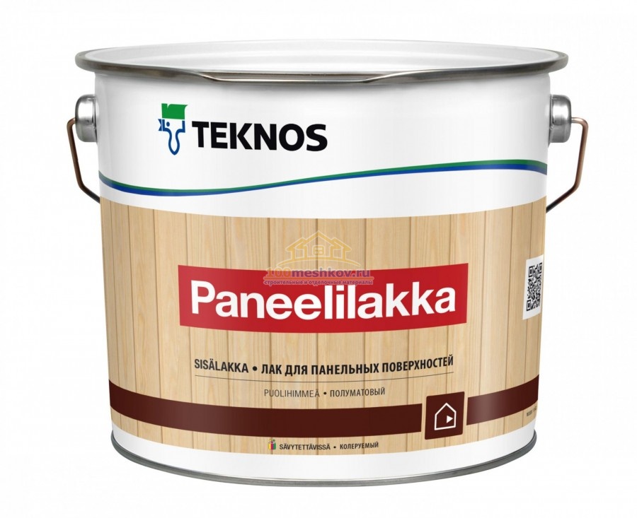 Панельный лак Teknos (Текнос) Paneelilakka (Панелилака) 2,7л в строительном магазине