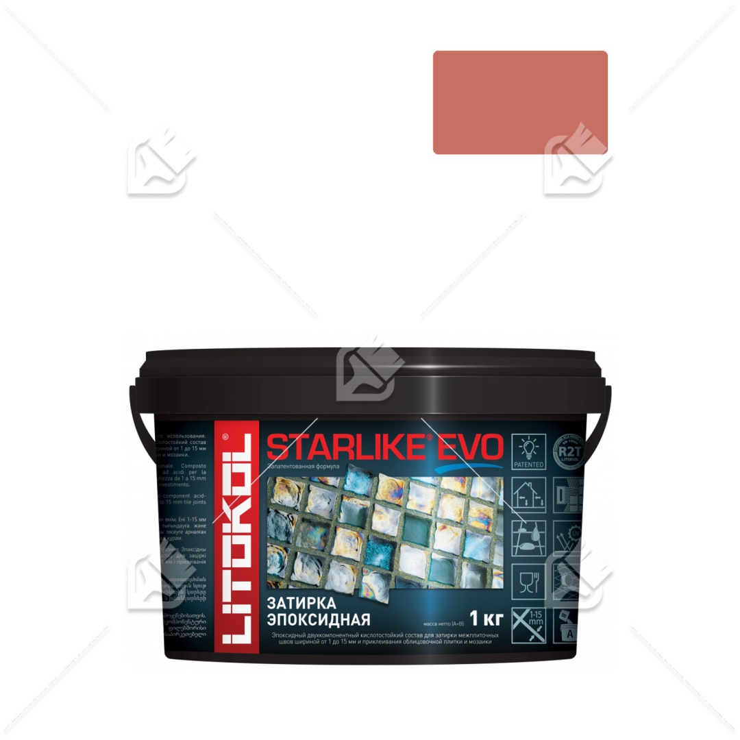 Затирка Litokol Starlike Evo S.580 кирпичный 1кг
